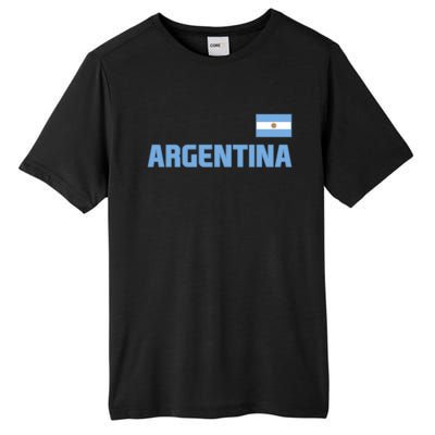 Argentina Flag Argentinian Pride International Country Gift Tall Fusion ChromaSoft Performance T-Shirt