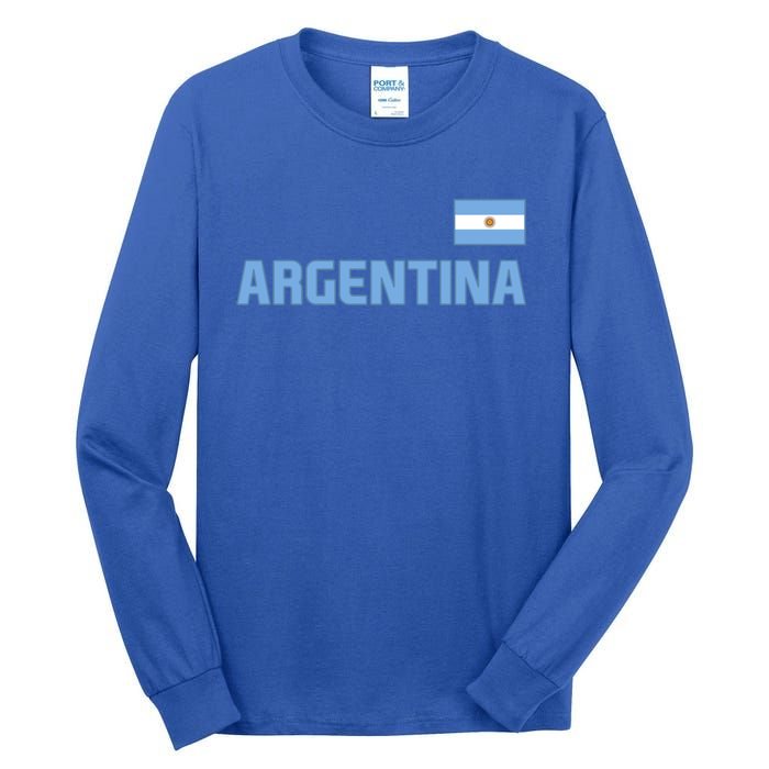 Argentina Flag Argentinian Pride International Country Gift Tall Long Sleeve T-Shirt