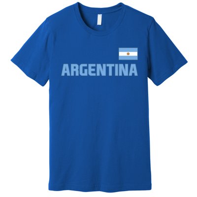 Argentina Flag Argentinian Pride International Country Gift Premium T-Shirt