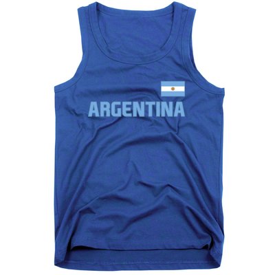 Argentina Flag Argentinian Pride International Country Gift Tank Top