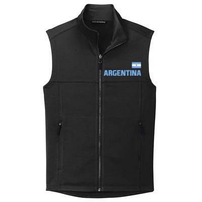 Argentina Flag Argentinian Pride International Country Gift Collective Smooth Fleece Vest