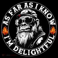 As Far As I Know I'm Delightful Wool Snapback Cap