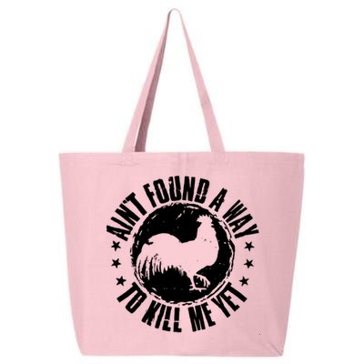 Ain't Found A Way To Kill Me Yet Vintage Rooster 25L Jumbo Tote