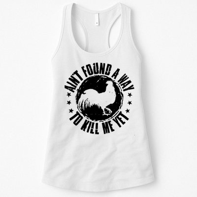 Ain't Found A Way To Kill Me Yet Vintage Rooster Womens Tank Top