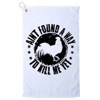 Ain't Found A Way To Kill Me Yet Vintage Rooster Golf Towel