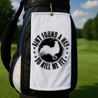 Ain't Found A Way To Kill Me Yet Vintage Rooster Golf Towel