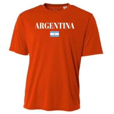 Argentina Flag Argentina Gift Cooling Performance Crew T-Shirt