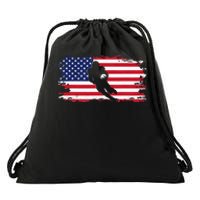 American Football Apparel Football Drawstring Bag