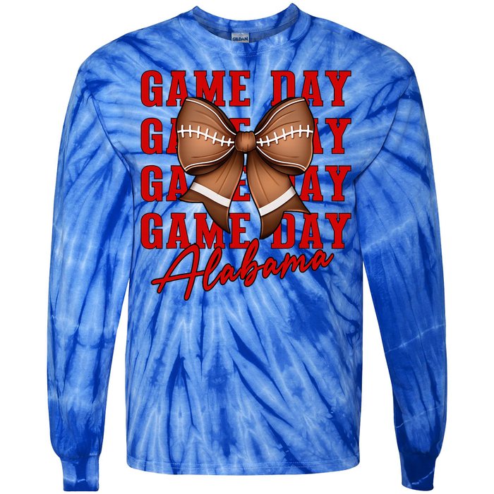 Alabama Football Tie-Dye Long Sleeve Shirt