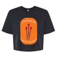 Archery Funny Bella+Canvas Jersey Crop Tee