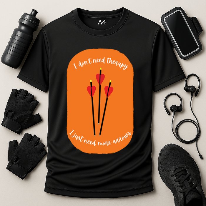Archery Funny Cooling Performance Crew T-Shirt