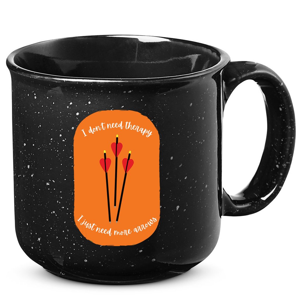 Archery Funny 15oz Campfire Ceramic Mug
