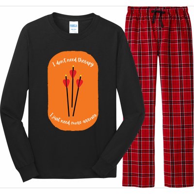 Archery Funny Long Sleeve Pajama Set