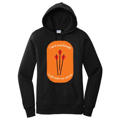 Archery Funny Women's Pullover Hoodie