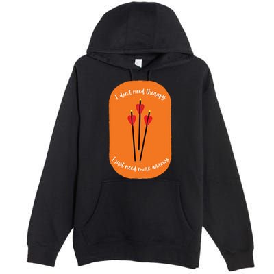 Archery Funny Premium Pullover Hoodie