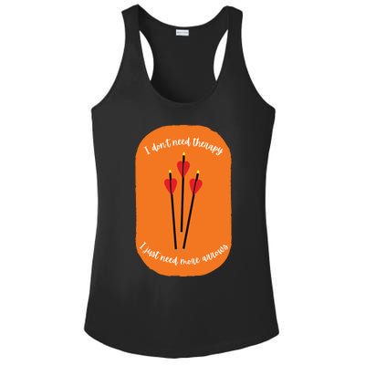 Archery Funny Ladies PosiCharge Competitor Racerback Tank