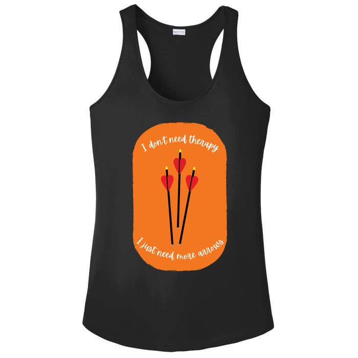 Archery Funny Ladies PosiCharge Competitor Racerback Tank