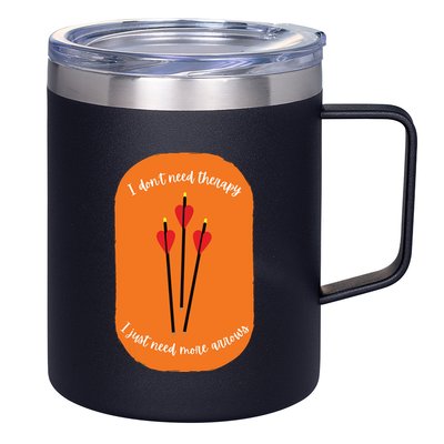 Archery Funny 12oz Stainless Steel Coffee Mug