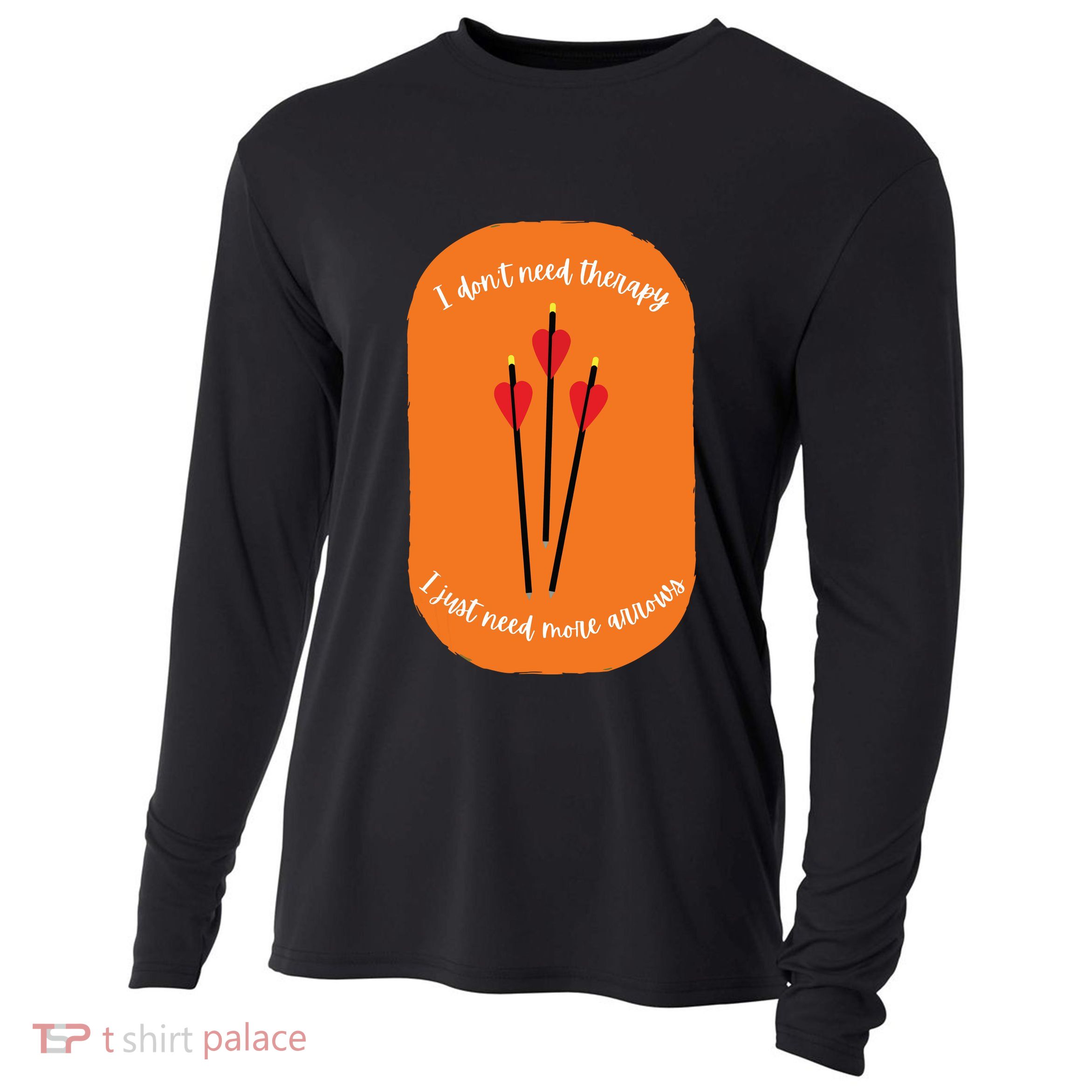 Archery Funny Cooling Performance Long Sleeve Crew
