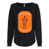 Archery Funny Womens California Wash Sweatshirt