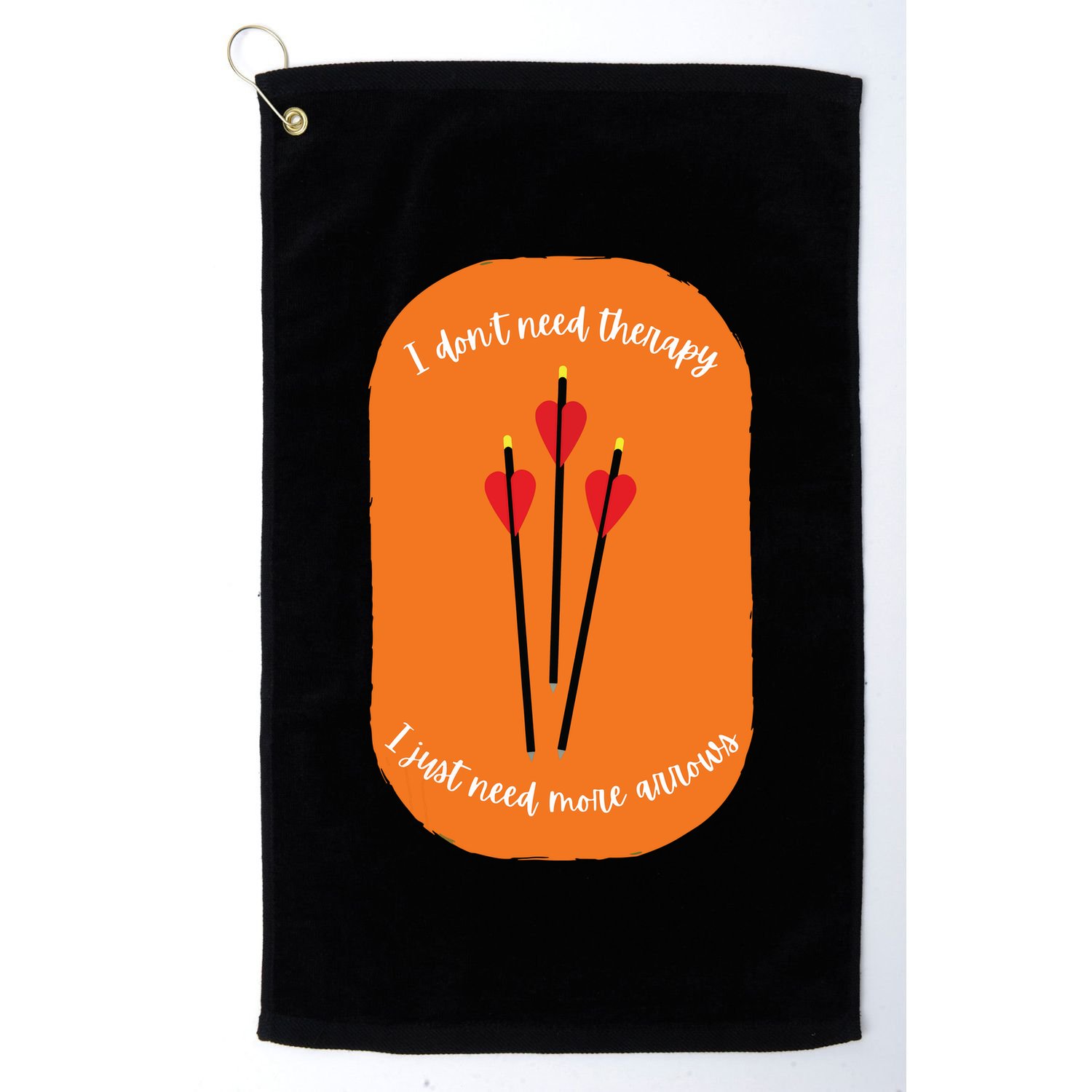 Archery Funny Golf Towel