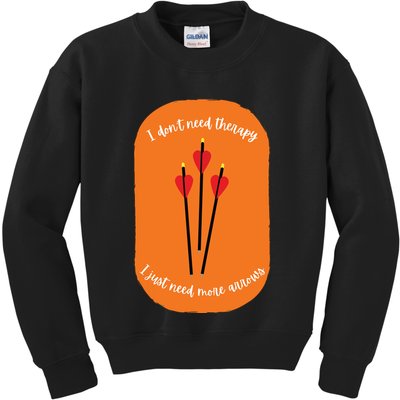 Archery Funny Kids Sweatshirt