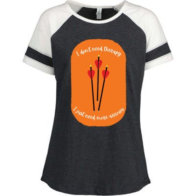 Archery Funny Enza Ladies Jersey Colorblock Tee