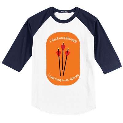 Archery Funny Baseball Sleeve Shirt