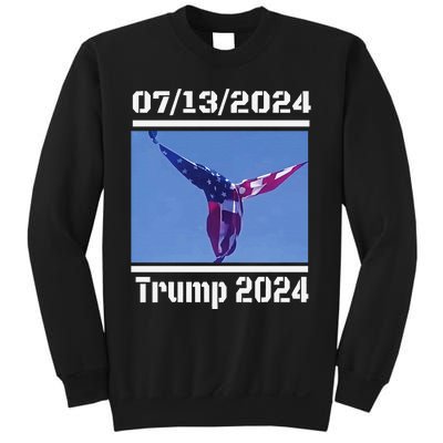 Angel Flag At Trump Rally  Trump 07132024 Miracle Sweatshirt