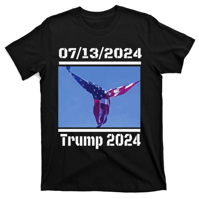 Angel Flag At Trump Rally  Trump 07132024 Miracle T-Shirt