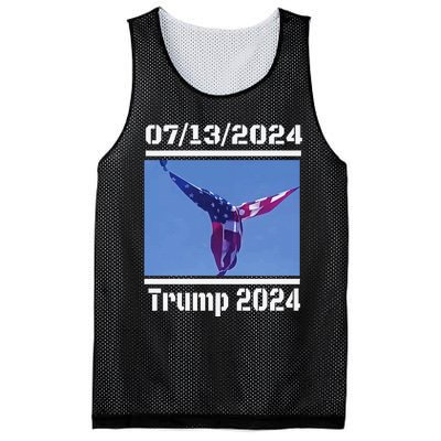 Angel Flag At Trump Rally  Trump 07132024 Miracle Mesh Reversible Basketball Jersey Tank