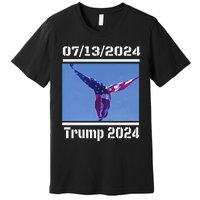 Angel Flag At Trump Rally  Trump 07132024 Miracle Premium T-Shirt