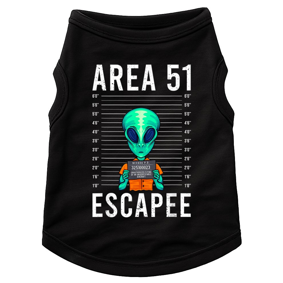Alien Funny Alien Lover UFO Area 51 Alien Humor Alien Doggie Tank