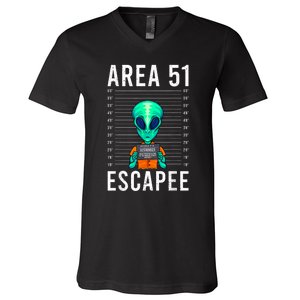 Alien Funny Alien Lover UFO Area 51 Alien Humor Alien V-Neck T-Shirt