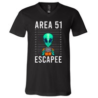 Alien Funny Alien Lover UFO Area 51 Alien Humor Alien V-Neck T-Shirt