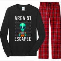 Alien Funny Alien Lover UFO Area 51 Alien Humor Alien Long Sleeve Pajama Set