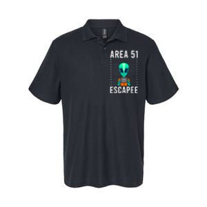 Alien Funny Alien Lover UFO Area 51 Alien Humor Alien Softstyle Adult Sport Polo