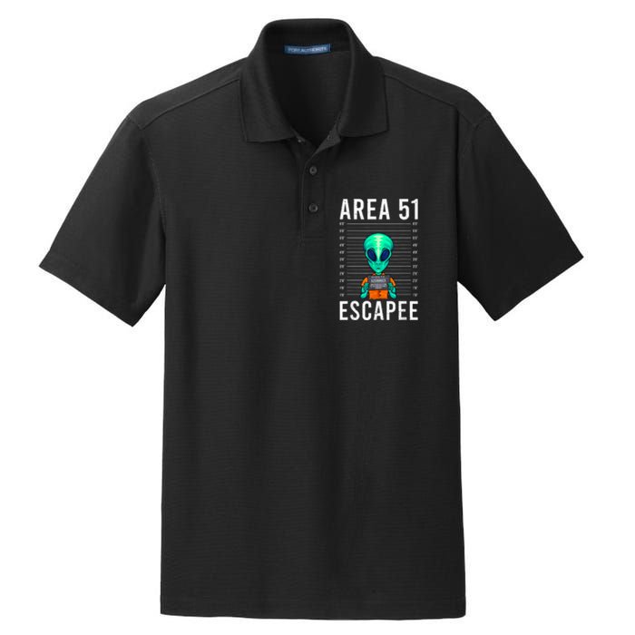 Alien Funny Alien Lover UFO Area 51 Alien Humor Alien Dry Zone Grid Polo