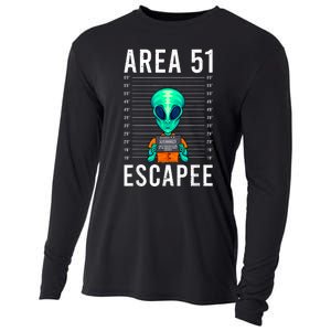 Alien Funny Alien Lover UFO Area 51 Alien Humor Alien Cooling Performance Long Sleeve Crew