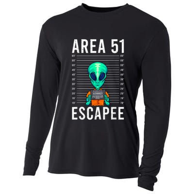 Alien Funny Alien Lover UFO Area 51 Alien Humor Alien Cooling Performance Long Sleeve Crew