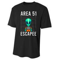 Alien Funny Alien Lover UFO Area 51 Alien Humor Alien Performance Sprint T-Shirt