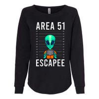 Alien Funny Alien Lover UFO Area 51 Alien Humor Alien Womens California Wash Sweatshirt