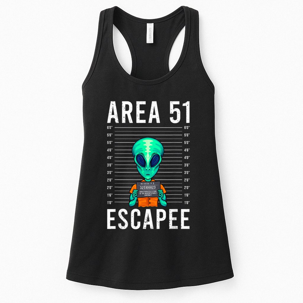 Alien Funny Alien Lover UFO Area 51 Alien Humor Alien Womens Tank Top