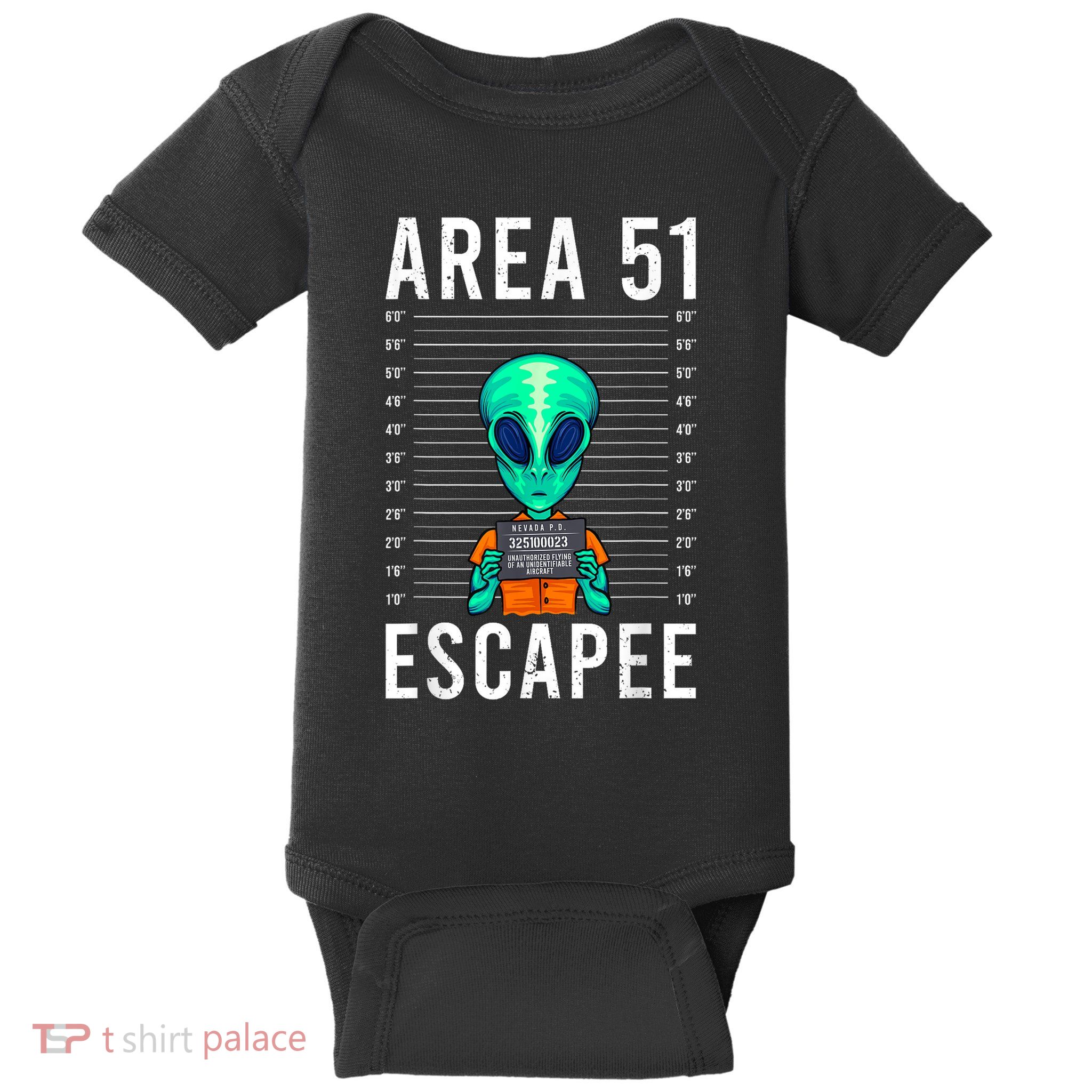 Alien Funny Alien Lover UFO Area 51 Alien Humor Alien Baby Bodysuit