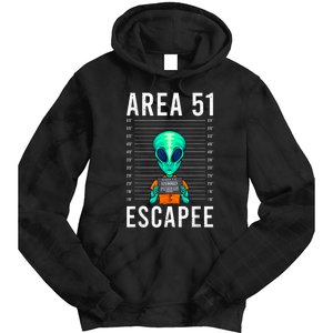 Alien Funny Alien Lover UFO Area 51 Alien Humor Alien Tie Dye Hoodie