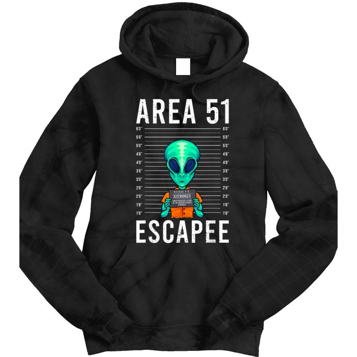 Alien Funny Alien Lover UFO Area 51 Alien Humor Alien Tie Dye Hoodie