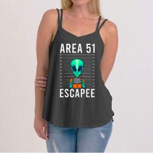 Alien Funny Alien Lover UFO Area 51 Alien Humor Alien Women's Strappy Tank