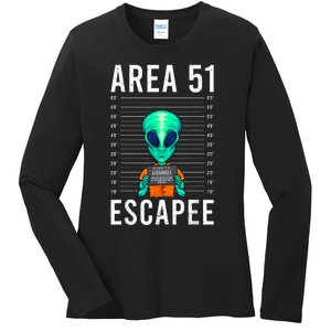 Alien Funny Alien Lover UFO Area 51 Alien Humor Alien Ladies Long Sleeve Shirt