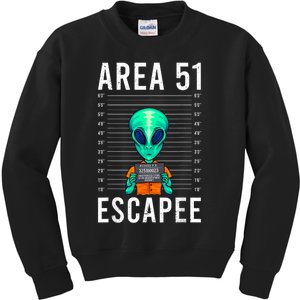 Alien Funny Alien Lover UFO Area 51 Alien Humor Alien Kids Sweatshirt