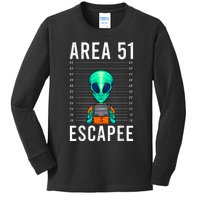 Alien Funny Alien Lover UFO Area 51 Alien Humor Alien Kids Long Sleeve Shirt